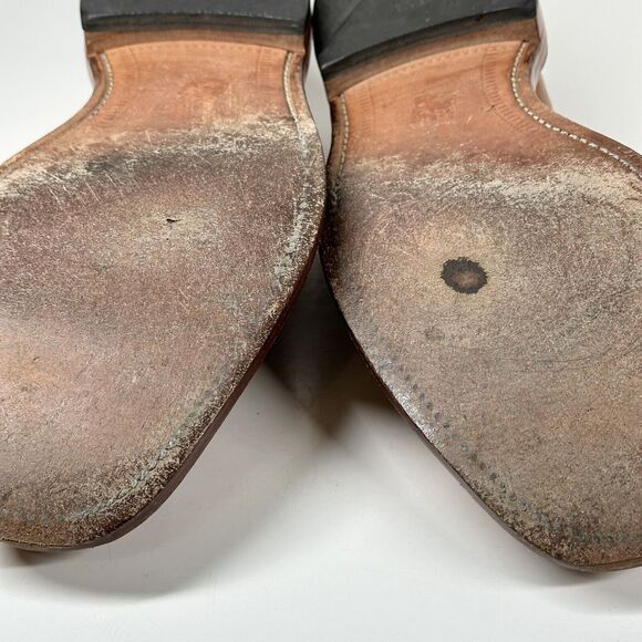 ALLEN EDMONDS Shoes Mens Size 11 D HILLCREST 5954 TAN Brown LEATHER Oxfords main image 5